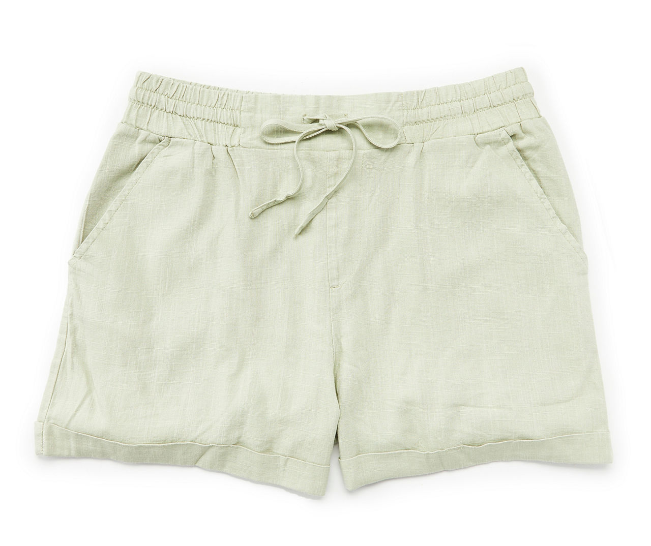 Women's Size XX-Large Desert Sage Green Vintage Woven Shorts