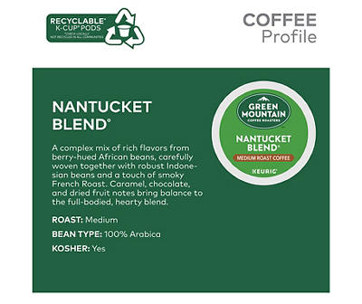 Nantucket Blend Medium Roast 32-Pack Brew Cups