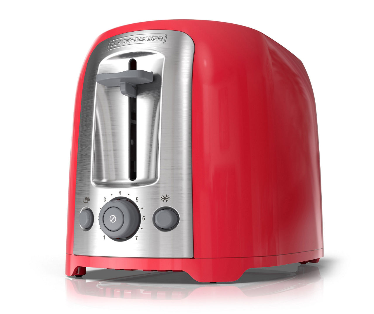 Black + Decker Red 2-Slice Toaster