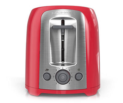 Red 2-Slice Toaster