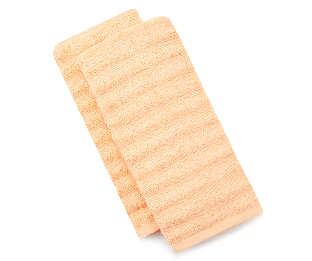 Peach Hand Towels, 2-Pack