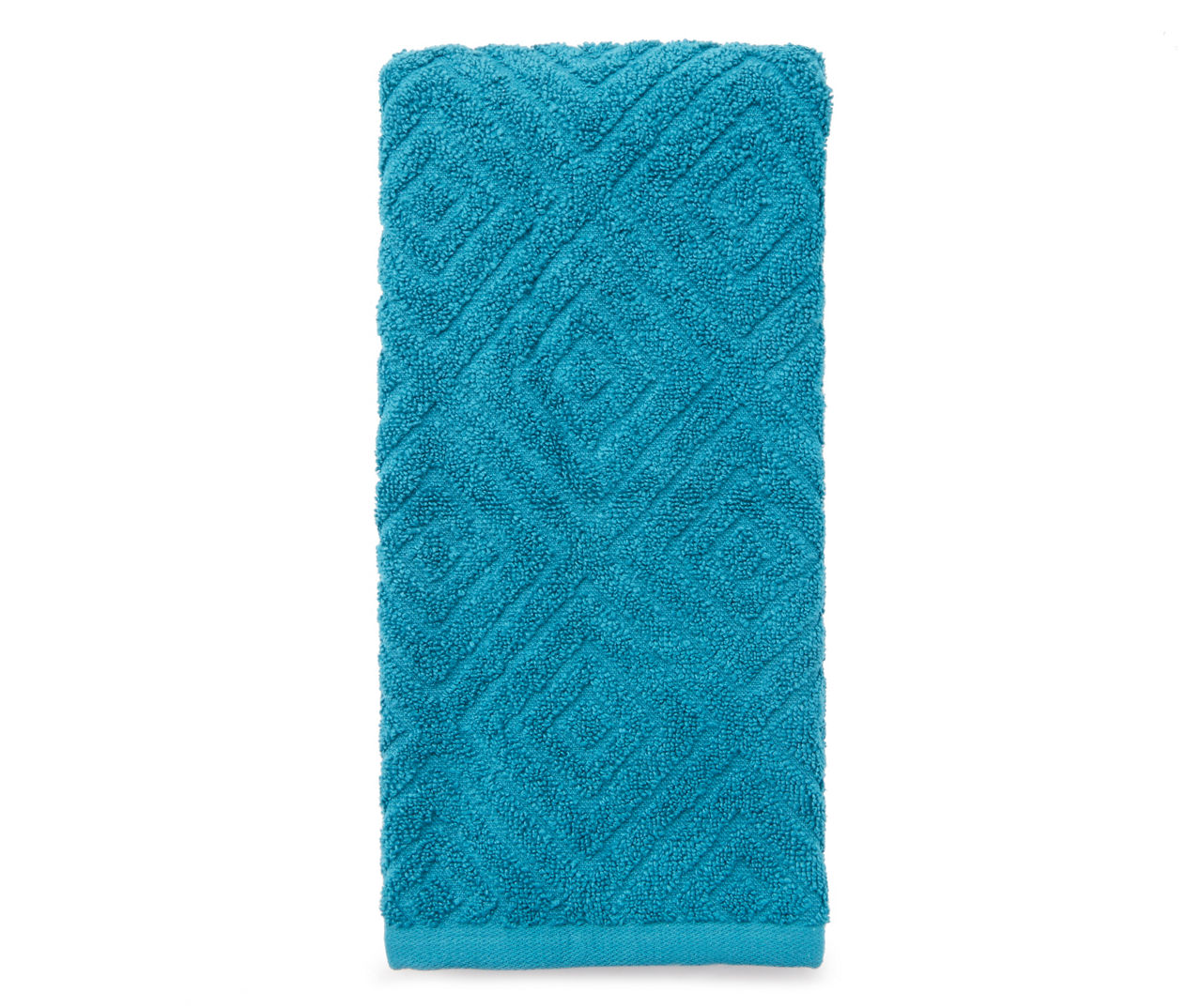 Teal Diamond Hand Towel