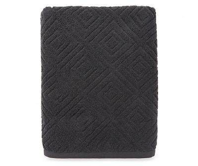 Black Diamond Bath Towel