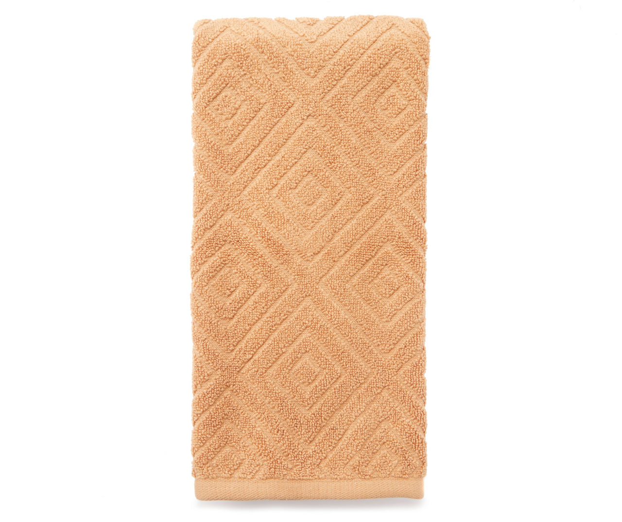 Tan Diamond Hand Towel