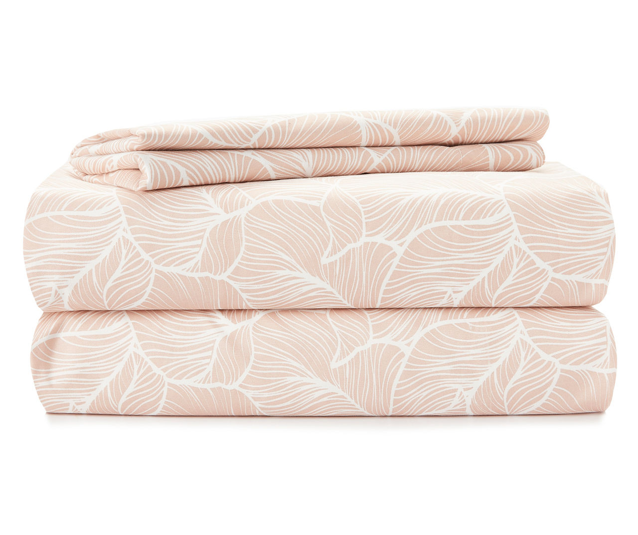 Blush Leaf Sheet Set Big Lots