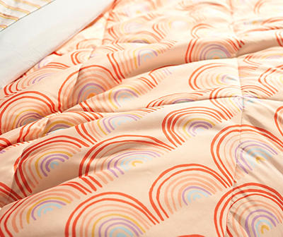 Rainbow Twin 6-Piece Reversible Comforter Set