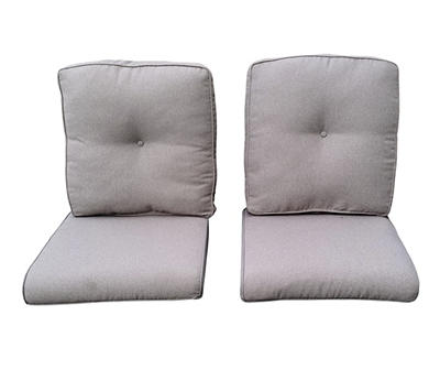 Oakmont Gray 4-Piece Replacement Patio Chair Cushion Set