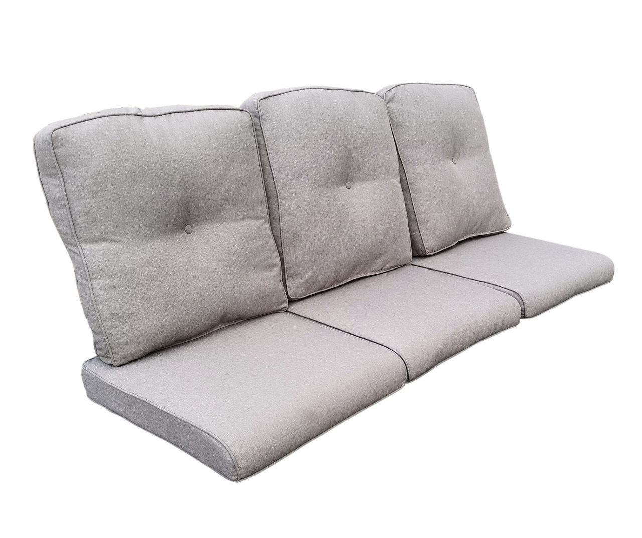 Real Living Oakmont Gray 6-Piece Replacement Patio Sofa Cushion Set