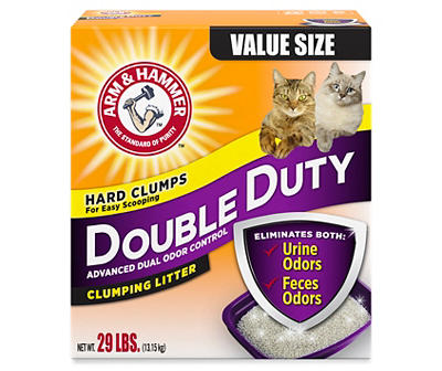 Double Duty Clumping Cat Litter, 29 Lbs.