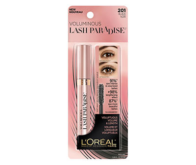 L'Oreal Paris Voluminous Makeup Lash Paradise Volume Mascara, Black, 0.28 fl. oz.