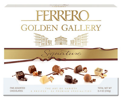Golden Gallery Signature Fine Assorted Chocolates, 8.4 Oz.