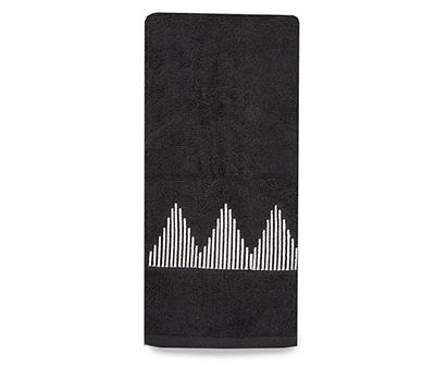 Black & White Triangle Hand Towel