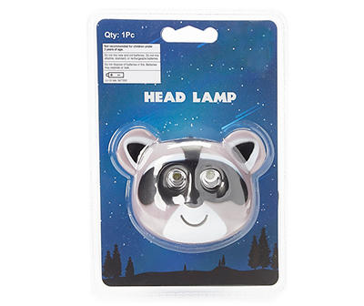 Kids' Raccoon Head Lamp