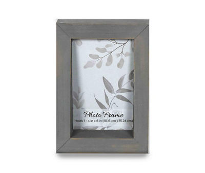Gray Wedge Picture Frame, (4