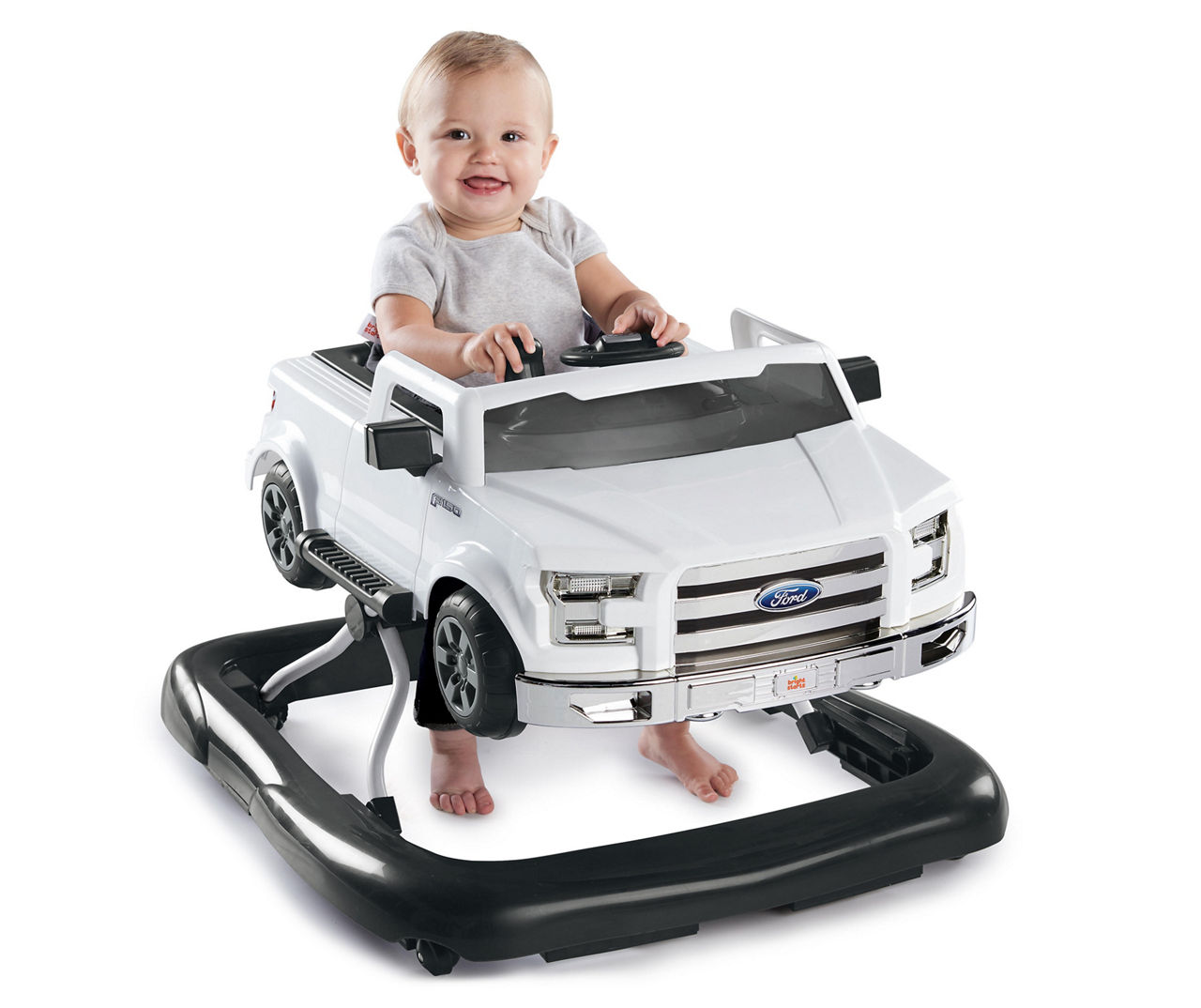Bright Starts White Ford F 150 3 Ways To Play Baby Walker Big Lots