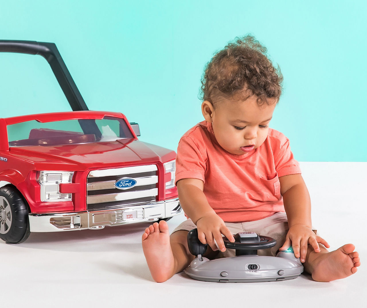 Bright starts 3 ways to best sale play ford f150 baby walker red