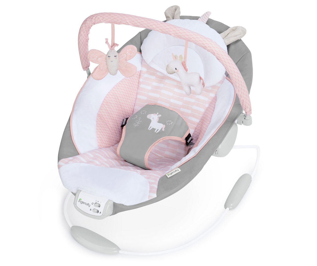 Ingenuity Flora Cradling Baby Bouncer with Unicorn Big Lots