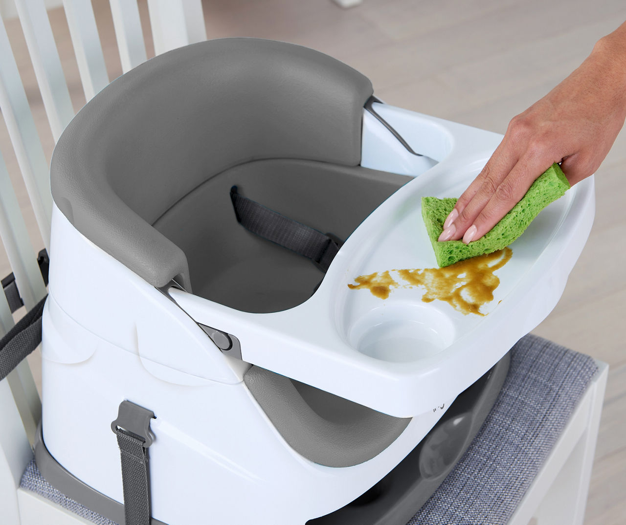 Slate Baby Base 2 in 1 Booster Feeding Seat