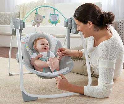 Fanciful Forest Comfort 2 Go Portable Baby Swing