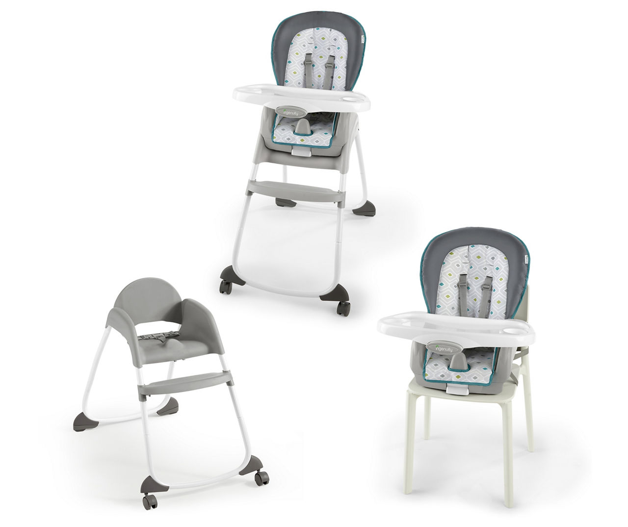 Ingenuity Blue Gray Trio 3 in 1 Nash High Chair Big Lots