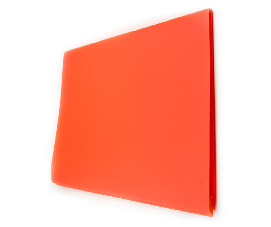 Orange 2-Pocket Portfolio with Prongs