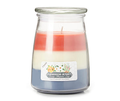 Farmhouse Sunset 3-in-1 Layered Scented Candle, 19 Oz.