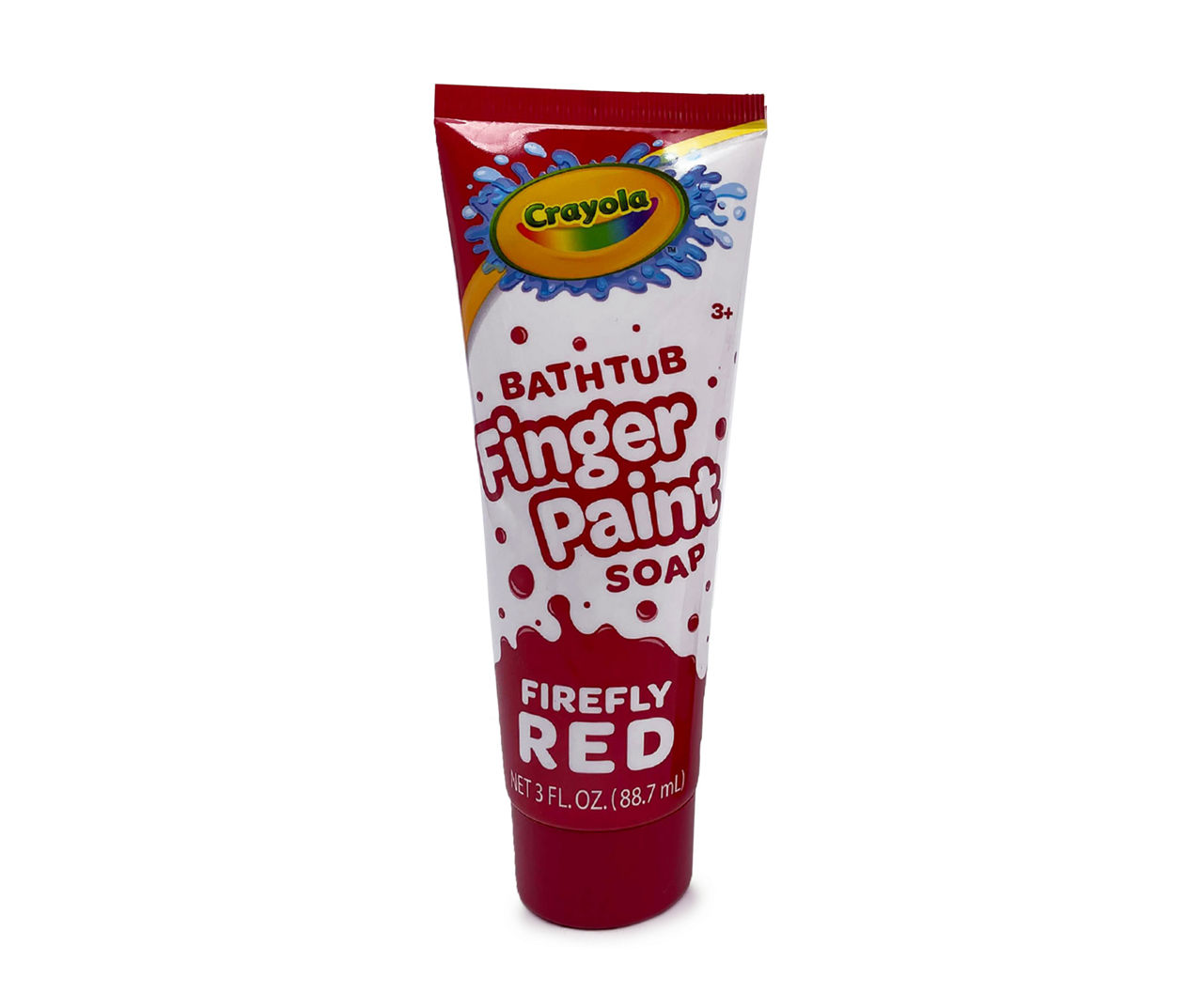 Crayola Bath Tub Finger Paint, Red, 3 fl oz