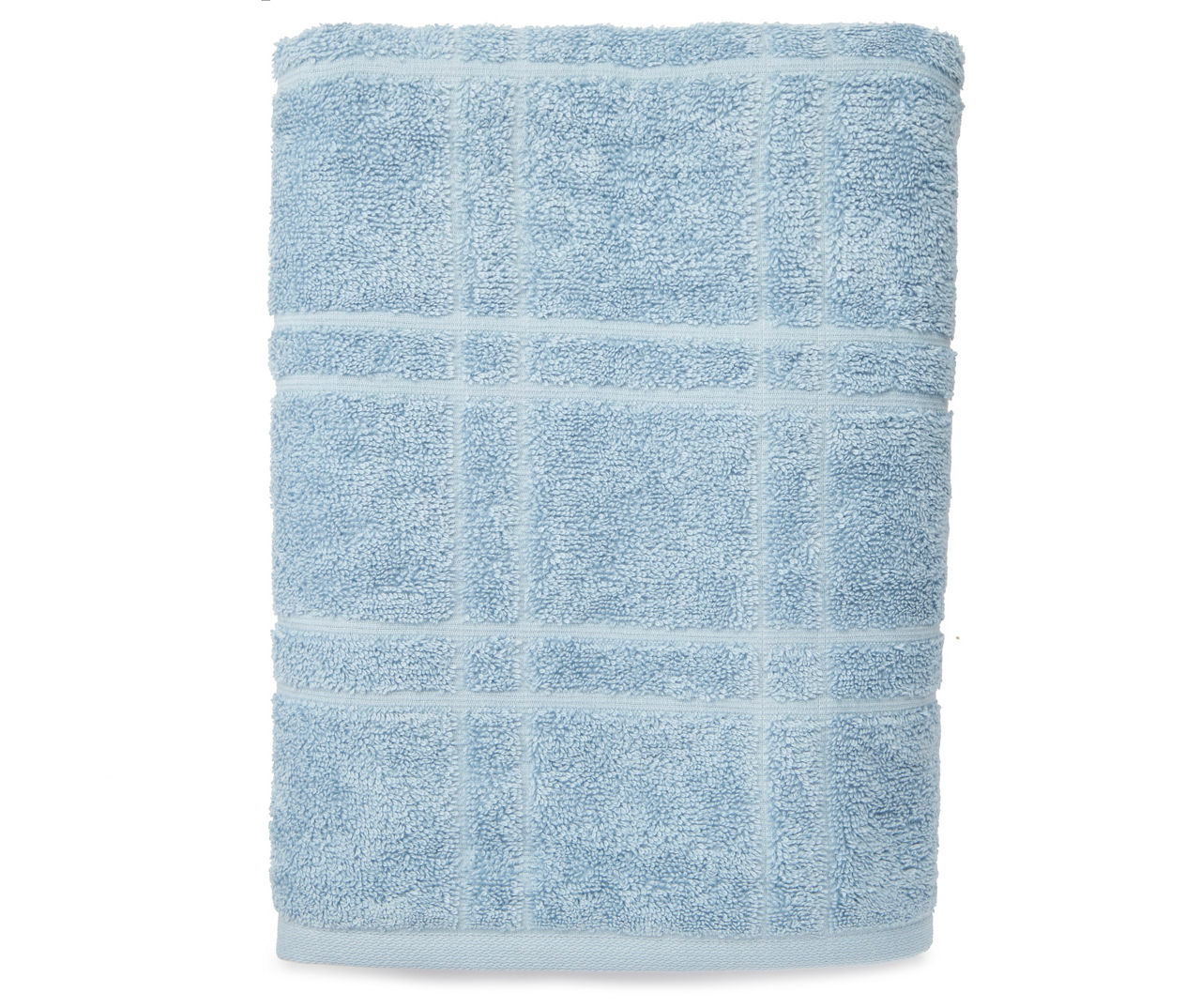 Pale Blue Textured Bath Towel