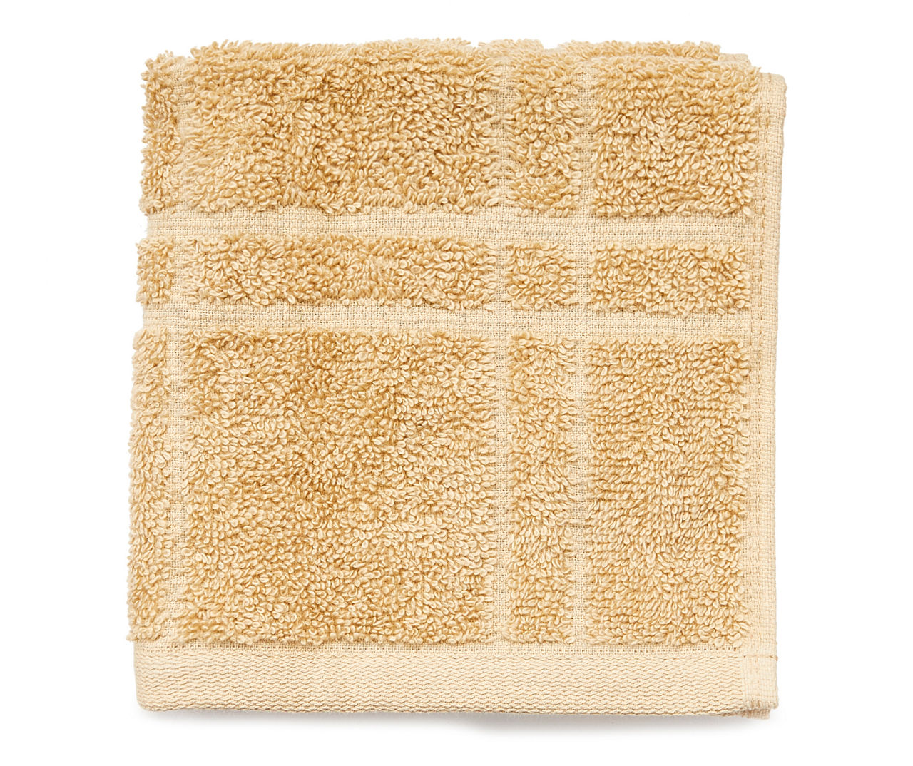 Tan Textured Hand Towel
