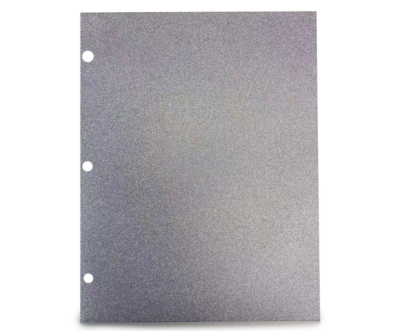 Big Lots Silver Glitter 2-Pocket Paper Folder | Big Lots