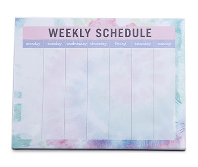 Floral Magnetic Scheduling Pad