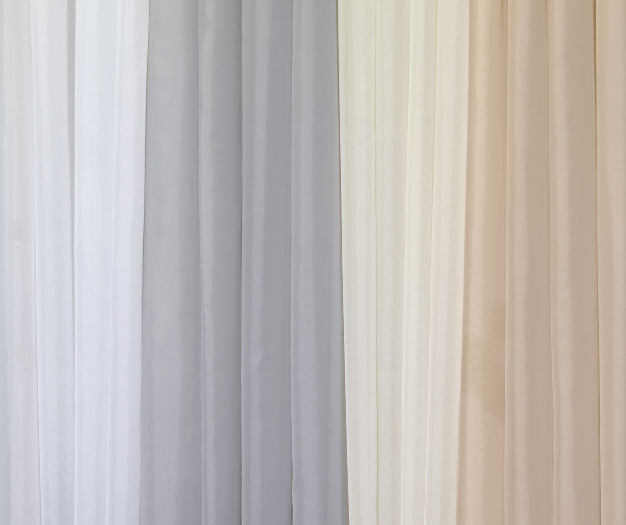 Curtain Fresh Ivory Sheer Grommet Curtain Panel, (95