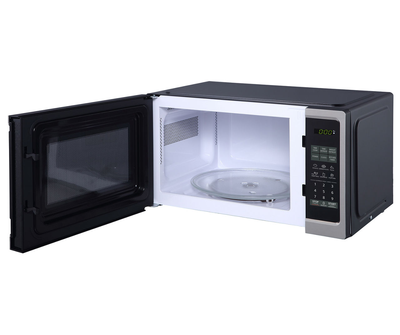 Black + Decker 0.9 Cu. Ft. Professional Countertop 900W Stainless Steel Microwave  Oven