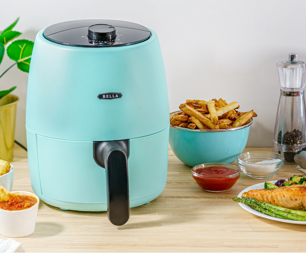 Dash 2 qt Compact Air Fryer Dash Color Aqua