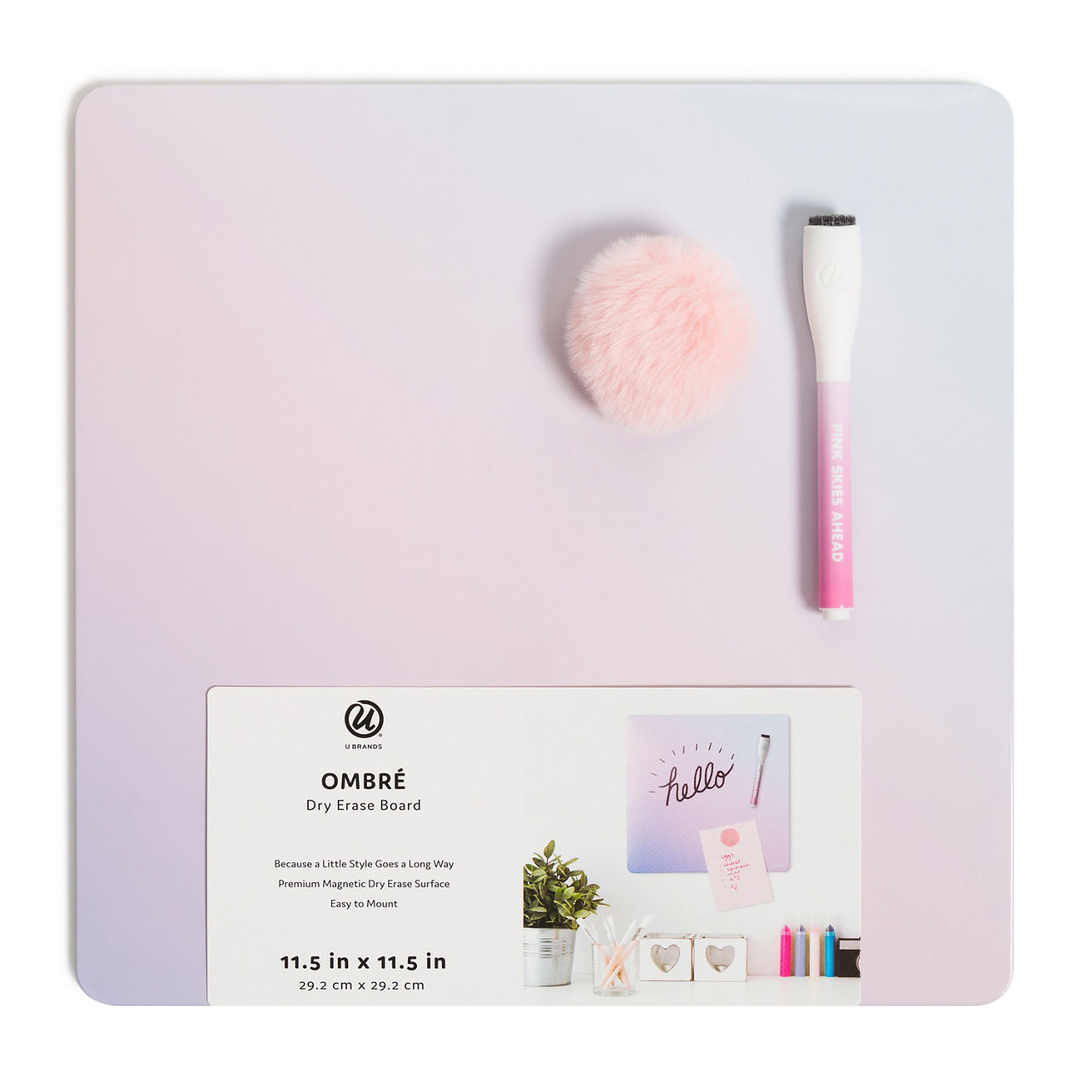 Ubrands Ombre Dry Erase Board Big Lots