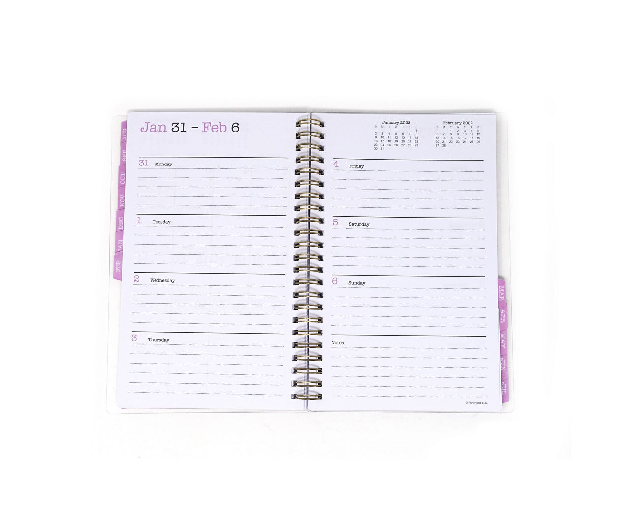 PlanAhead Medium Clear Frosted Leopard Planner | Big Lots