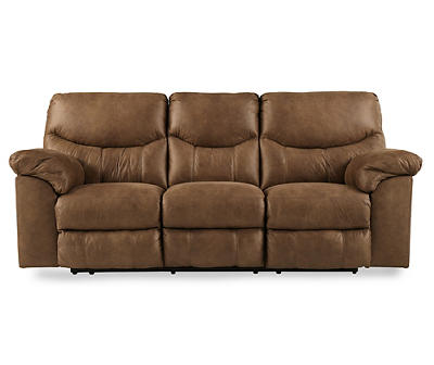 Boxberg Bark Faux Leather Reclining Sofa
