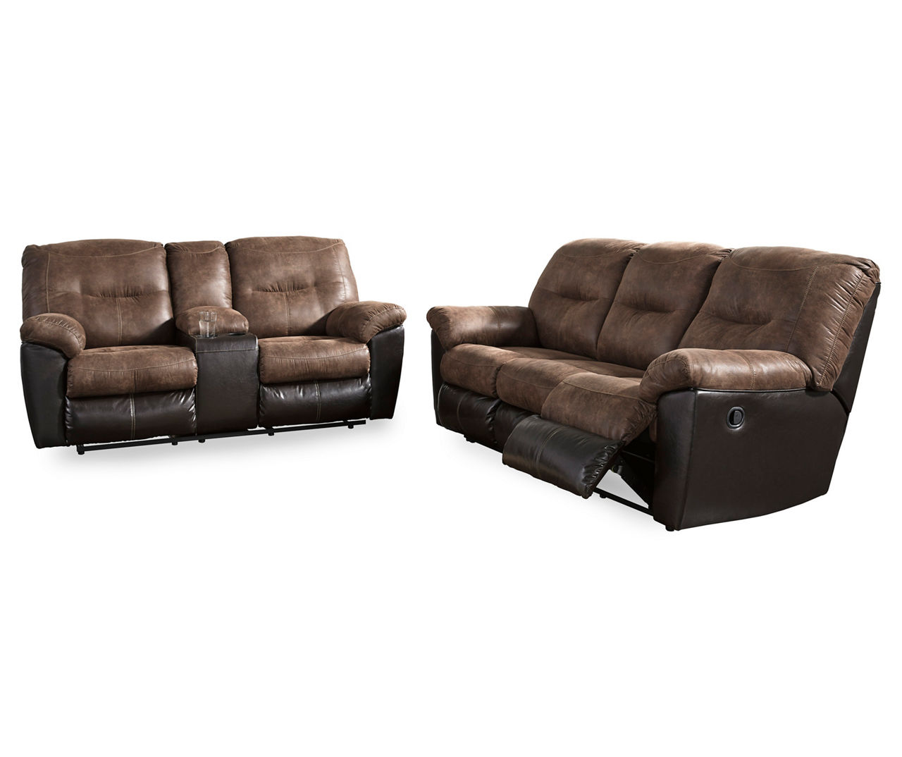 Ashley follett reclining deals sofa