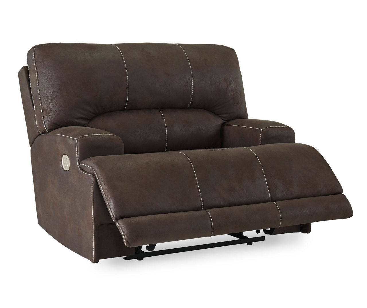 Signature Design By Ashley Kitching Java Wide Seat Power Recliner