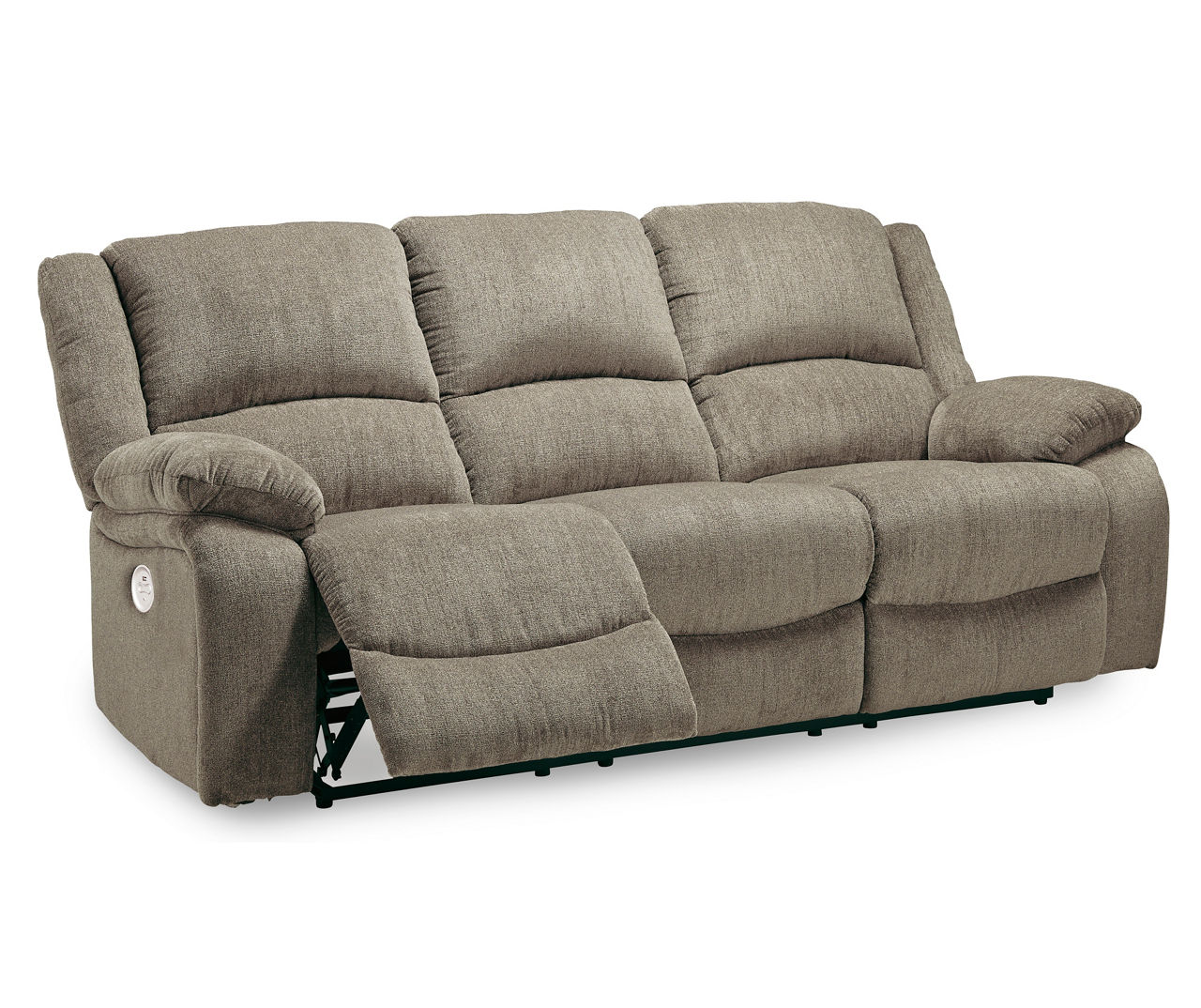 Signature Design By Ashley Draycoll Pewter Power Reclining Sofa Big Lots