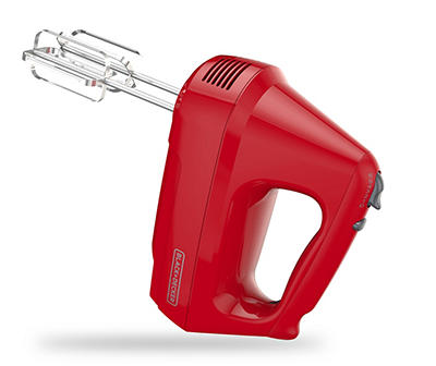 Red 6-Speed Hand Mixer