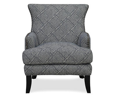 Bossa Gray Print Accent Chair