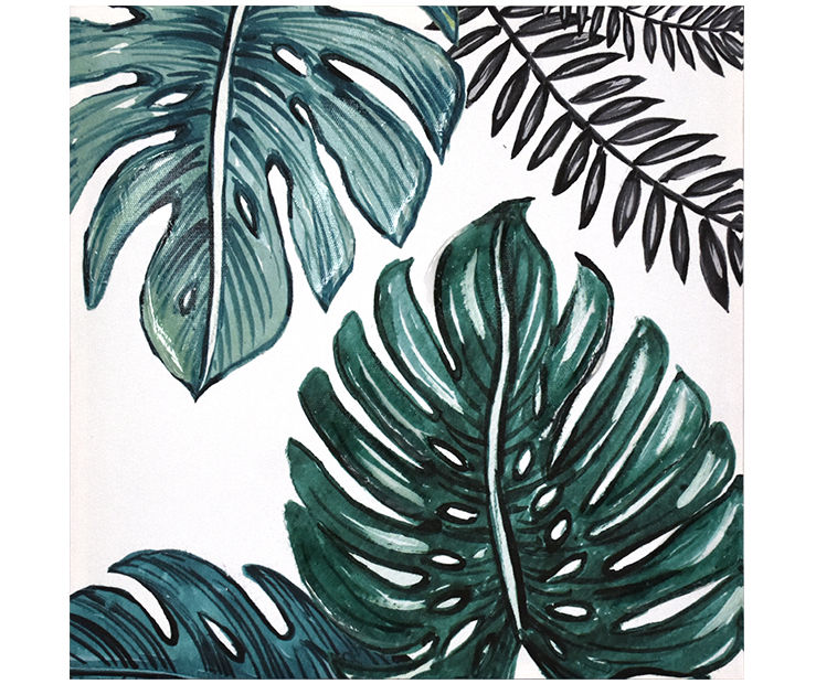 Palm Leaf 2-Piece Canvas Set