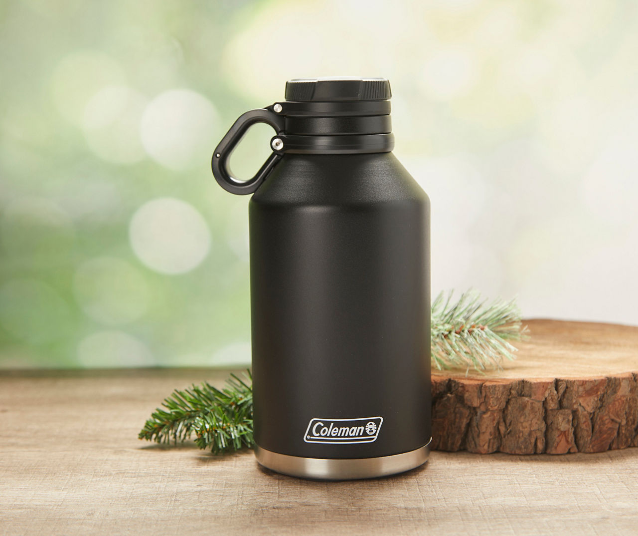  Coleman 64oz Vacuum-Insulated Stainless Steel Growler, Keeps  Drinks Hot Up to 41 Hours or Cold Up to 76 Hours, Great for Water, Coffee,  Beer, & More : Home & Kitchen