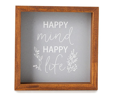 MP 6.5IN PLAQUE HAPPY MIND