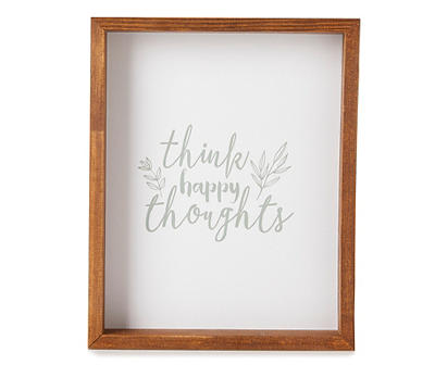 MP 8X10 PLAQUE HAPPY THOUGHTS