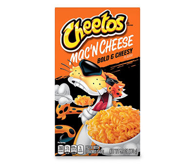 Cheetos Mac 'N Cheese Pasta With Flavored Sauce Bold & Cheesy Flavor 5.9 Oz