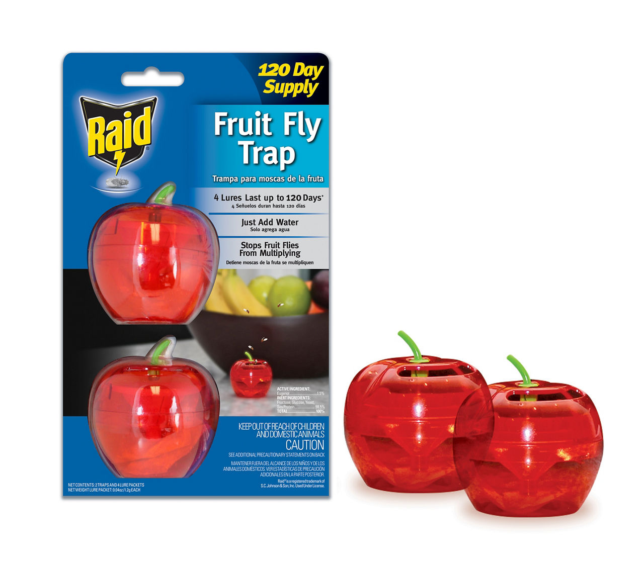  Raid Window Fly Trap, 4 Count (Pack of 6) : Patio, Lawn &  Garden