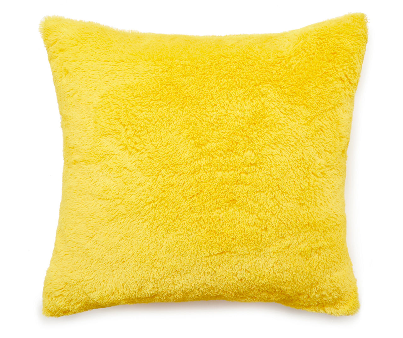 Yellow Faux Fur Throw Pillow Big Lots