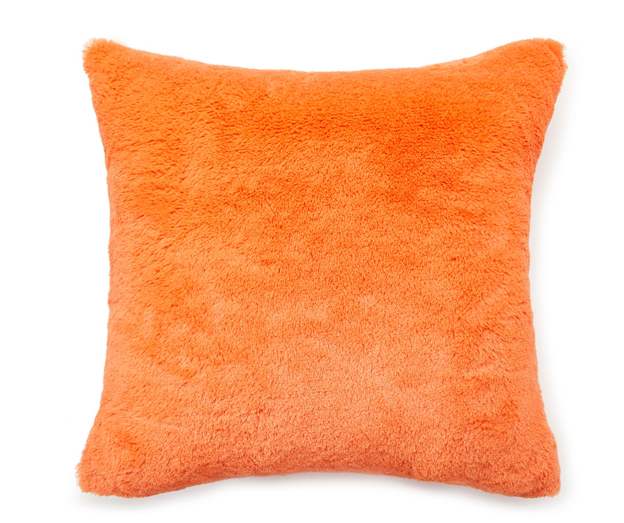 Coral Faux Fur Throw Pillow Big Lots